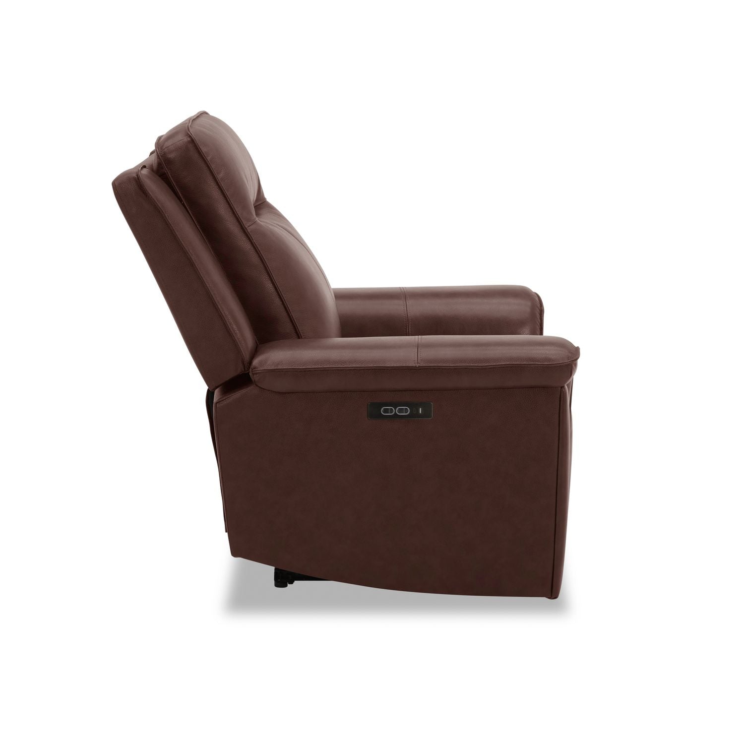 Avery Dual Power Swivel Glide Recliner - Cognac