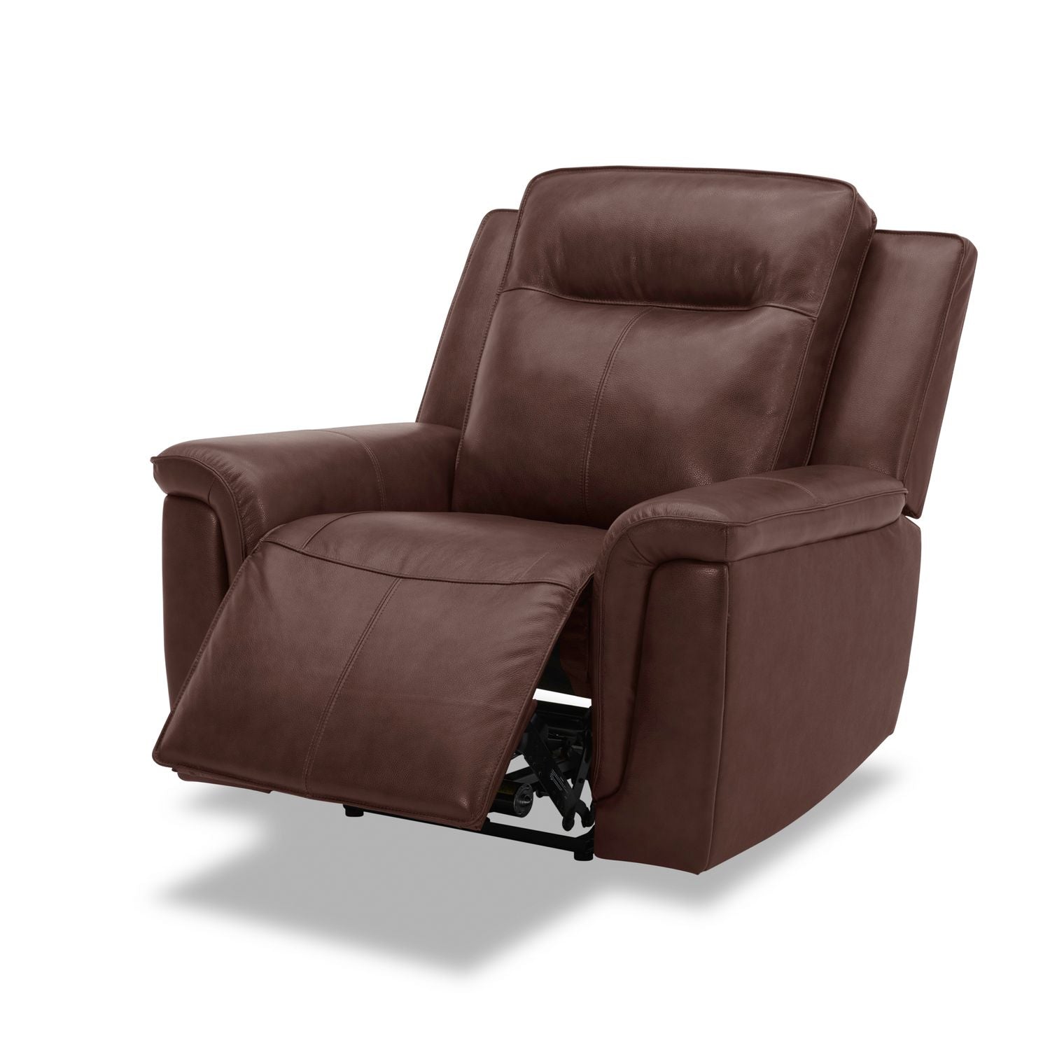 Avery Dual Power Swivel Glide Recliner - Cognac