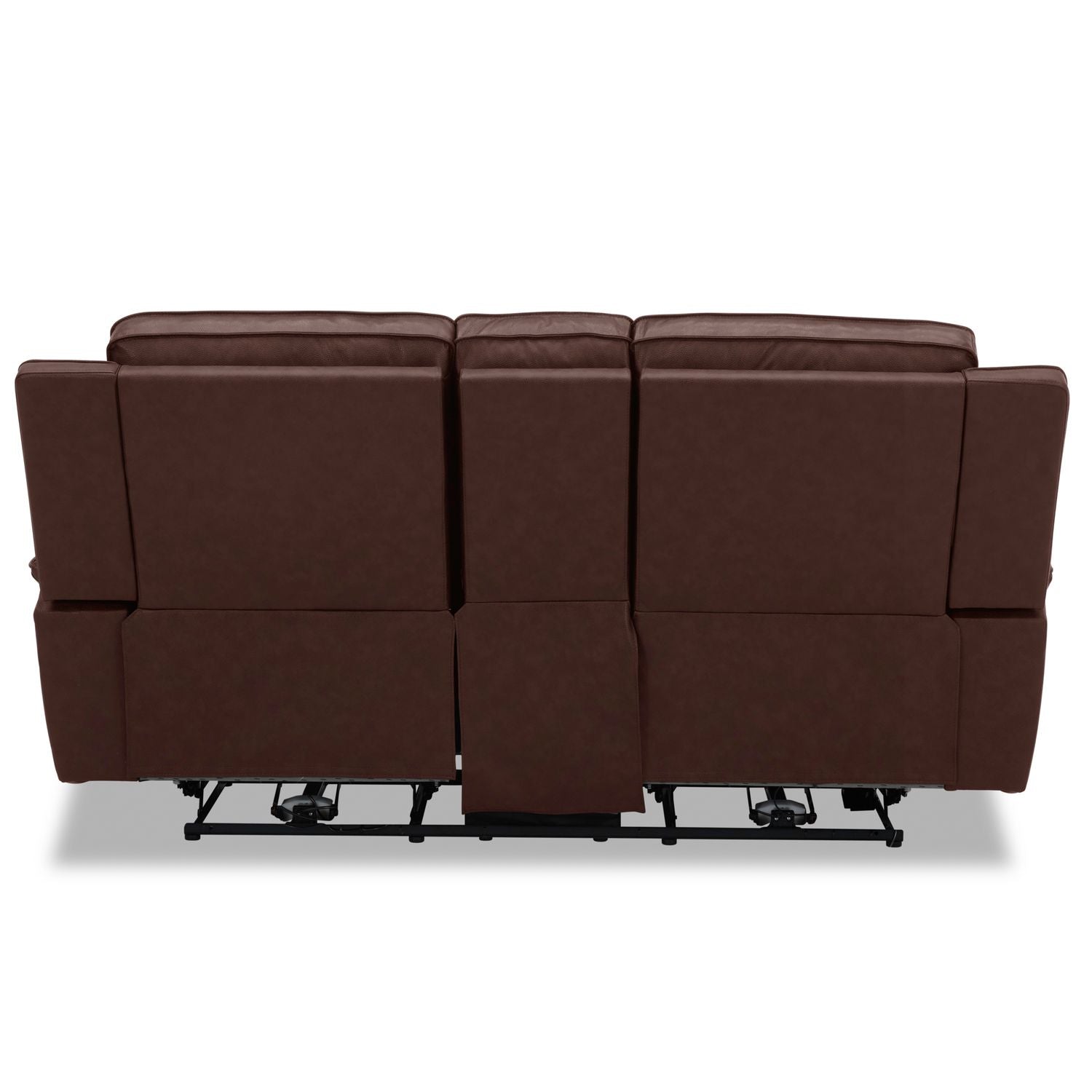 Avery Dual Power Loveseat withConsole - Cognac