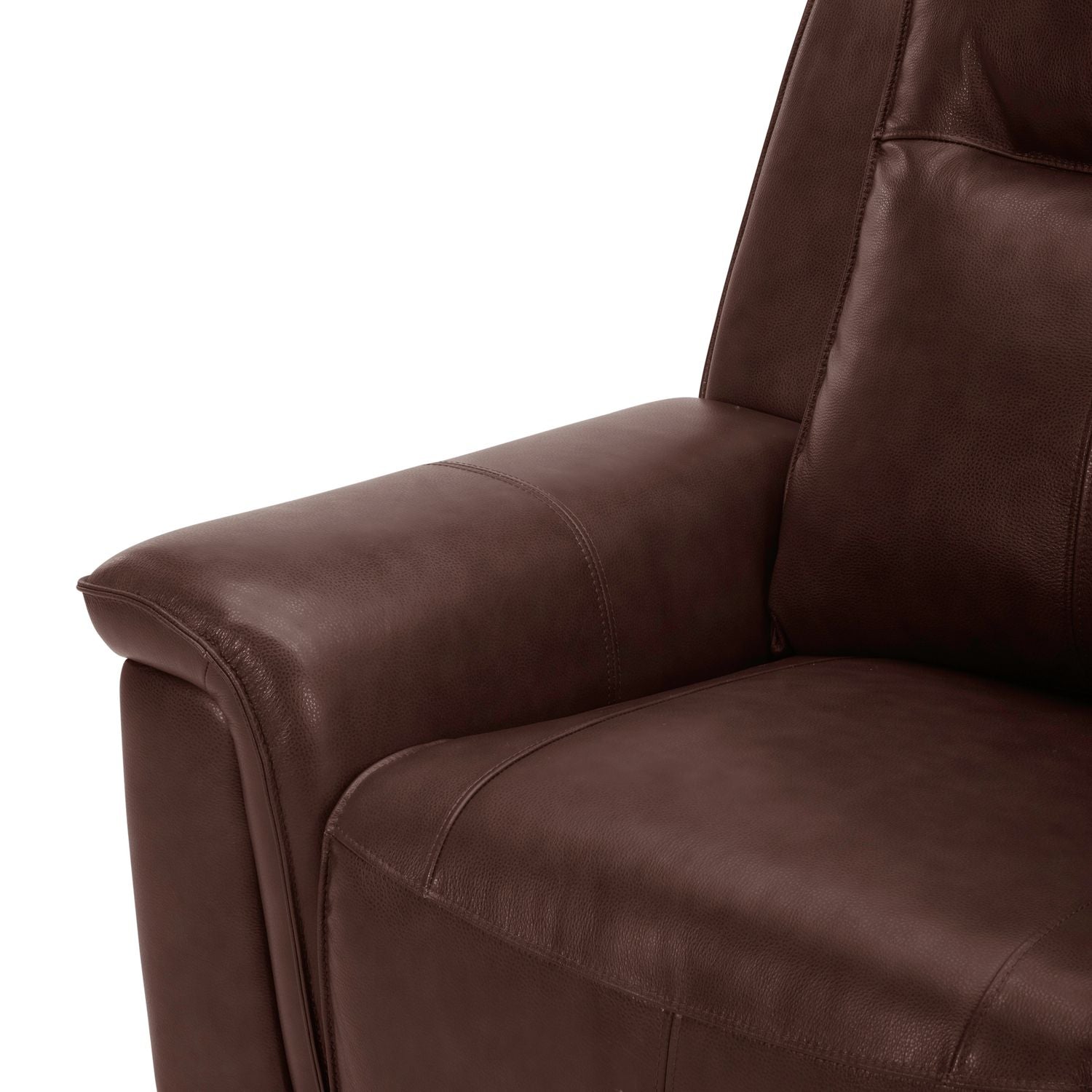 Avery Dual Power Sofa - Cognac