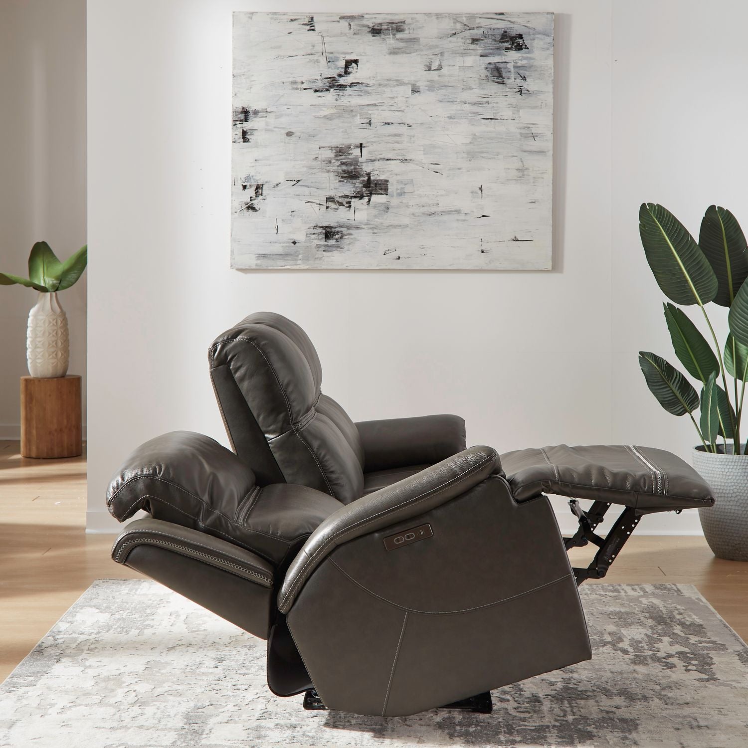 Bentley Dual Power Zero Gravity Sofa & - Graphite