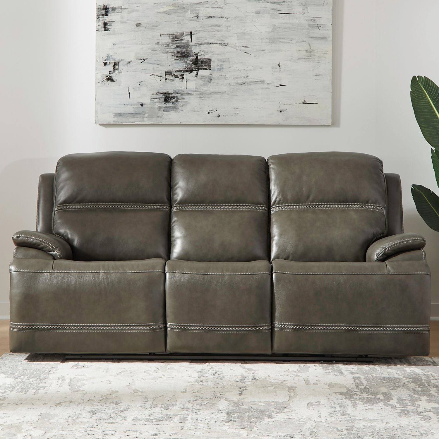 Bentley Dual Power Zero Gravity Sofa & - Graphite