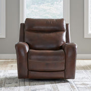 Blair Dual Power Swivel Glide Recliner - Cognac