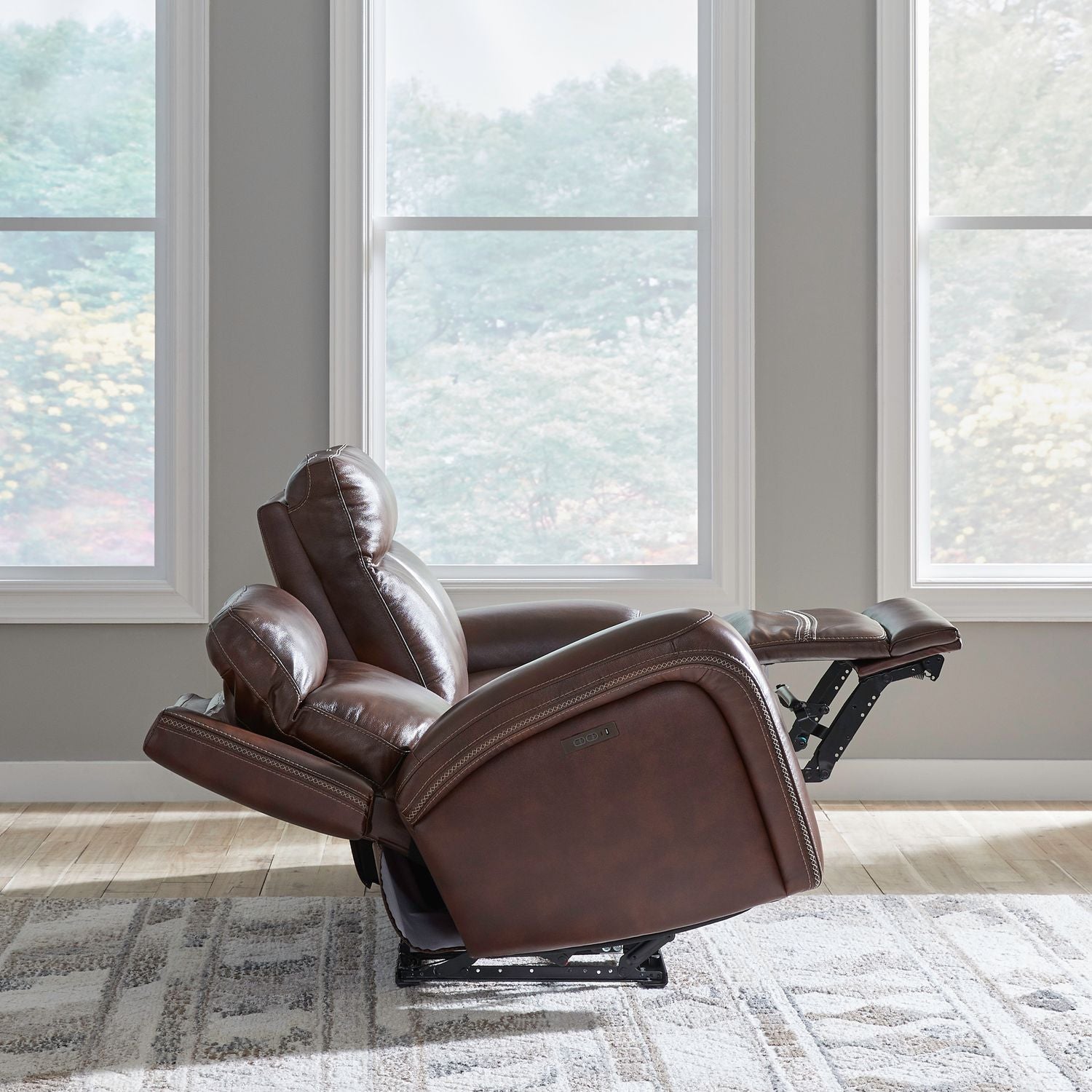 Blair Dual Power Zero Gravity Sofa & - Cognac