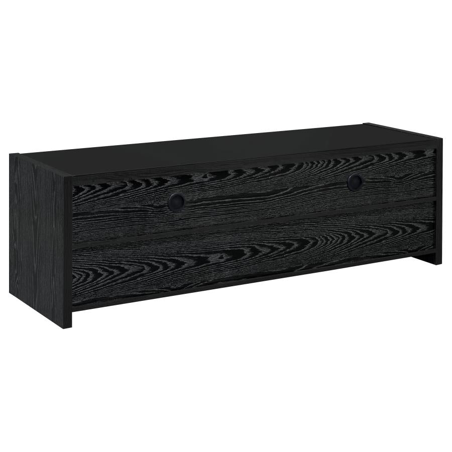 Alton 3-drawer Engineered Wood 61-inch TV Stand Black Oak