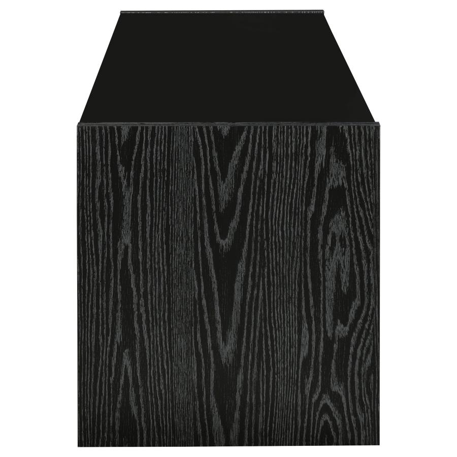 Alton 3-drawer Engineered Wood 61-inch TV Stand Black Oak