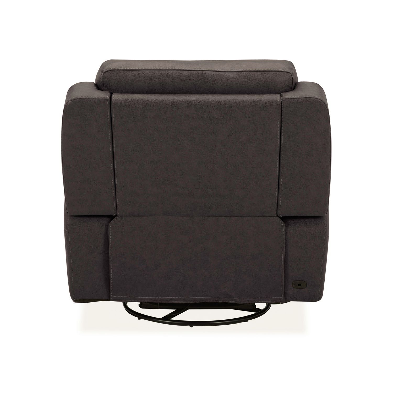 Carrington Triple Power Swivel Glide Recliner - Dark Brown