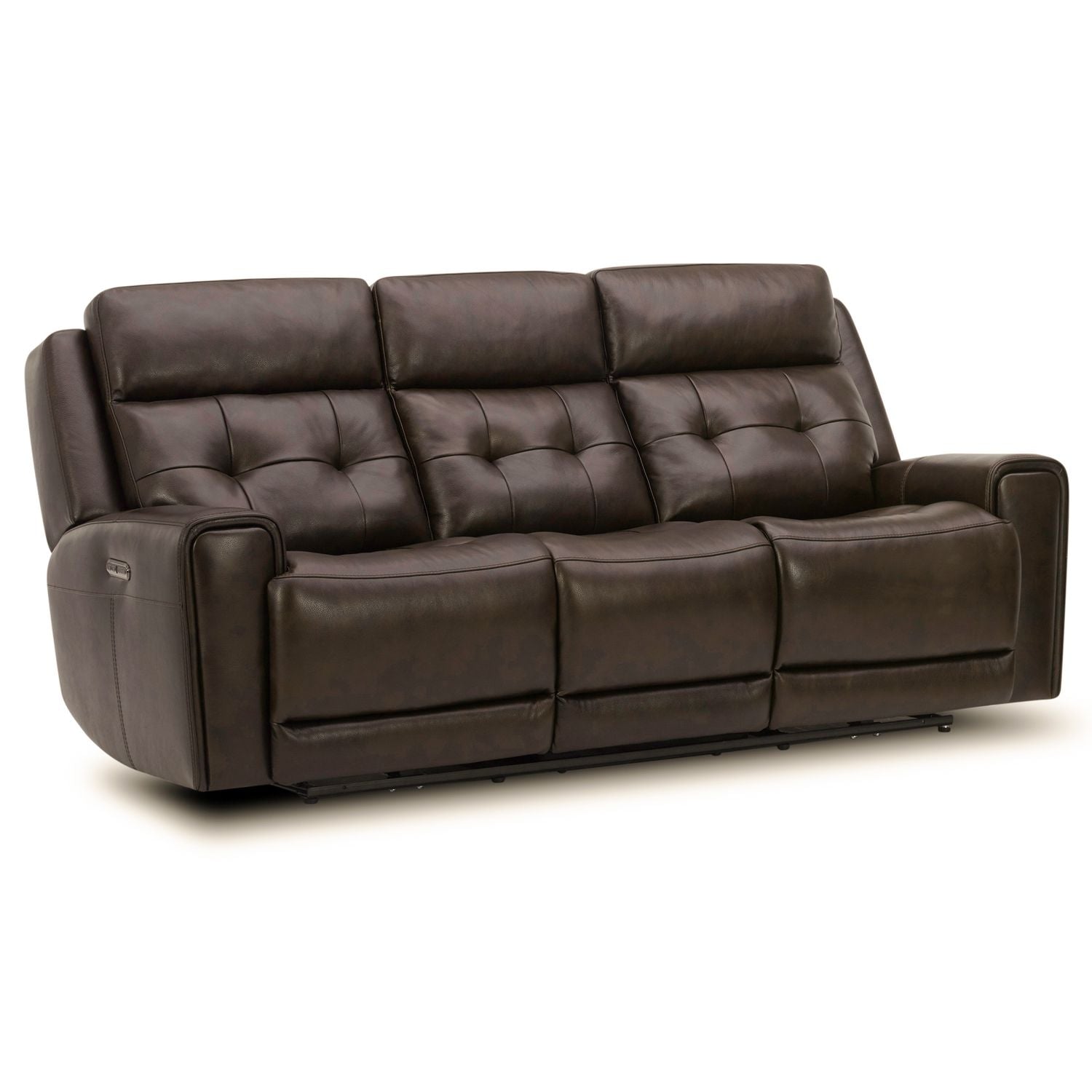 Carrington Triple Power Zero Gravity Sofa & - Dark Brown