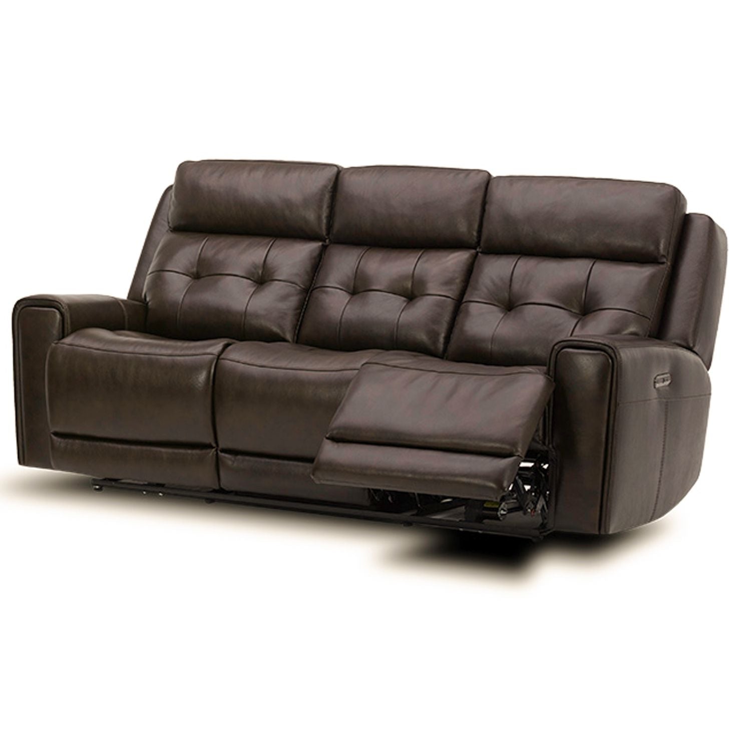 Carrington Triple Power Zero Gravity Sofa & - Dark Brown