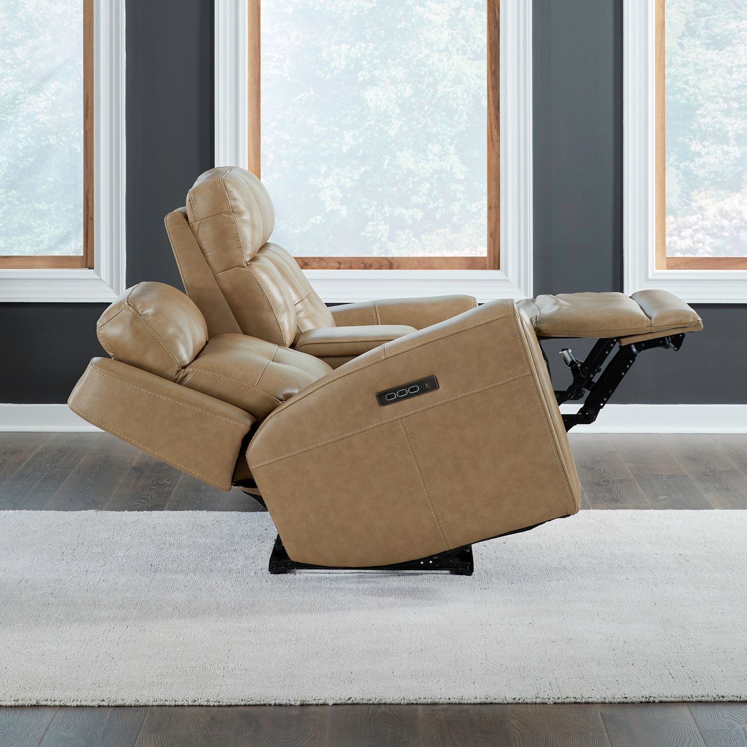 Carrington Triple Power Zero Gravity Loveseat withConsole & - York Sand