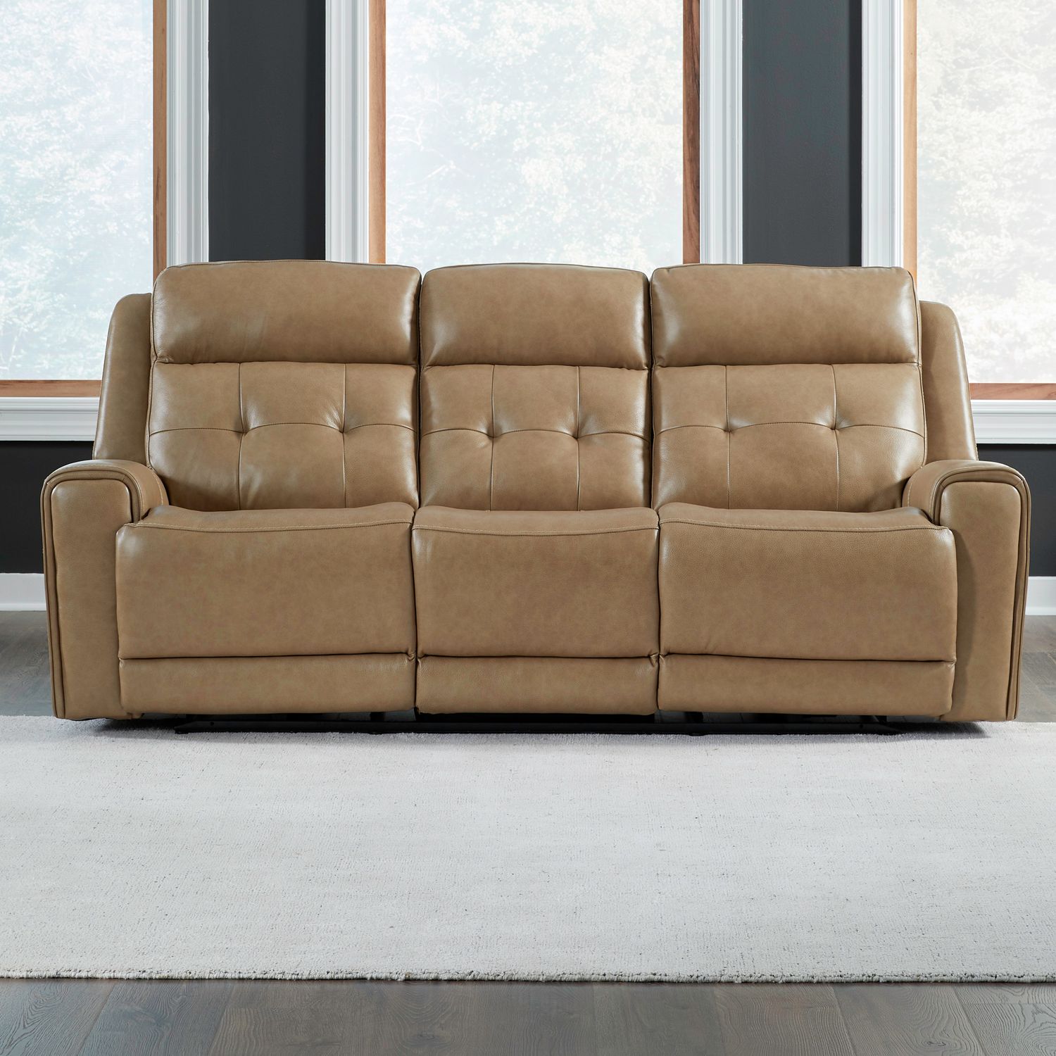 Carrington Triple Power Zero Gravity Sofa & - York Sand