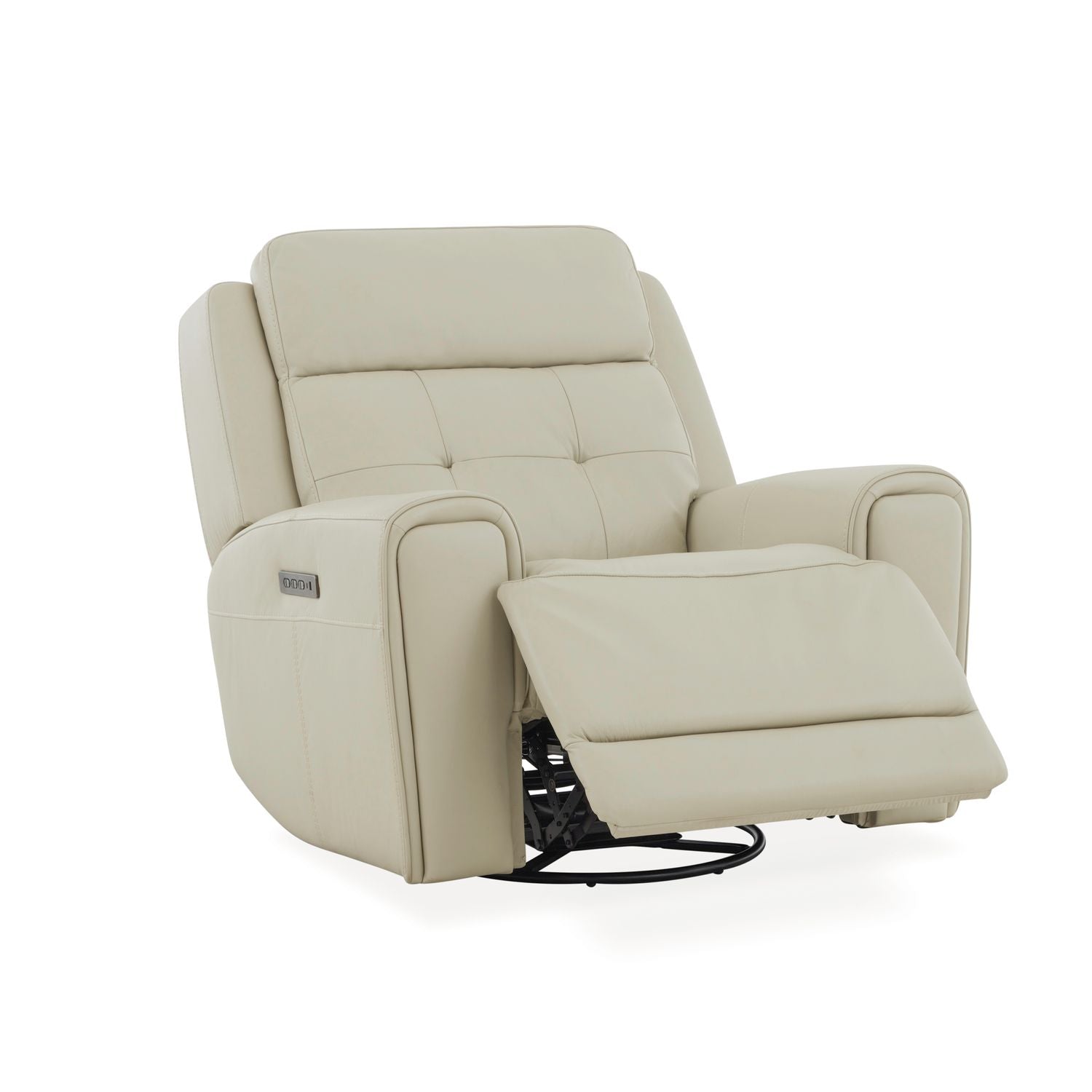 Carrington Triple Power Swivel Glide Recliner - Baja Stone