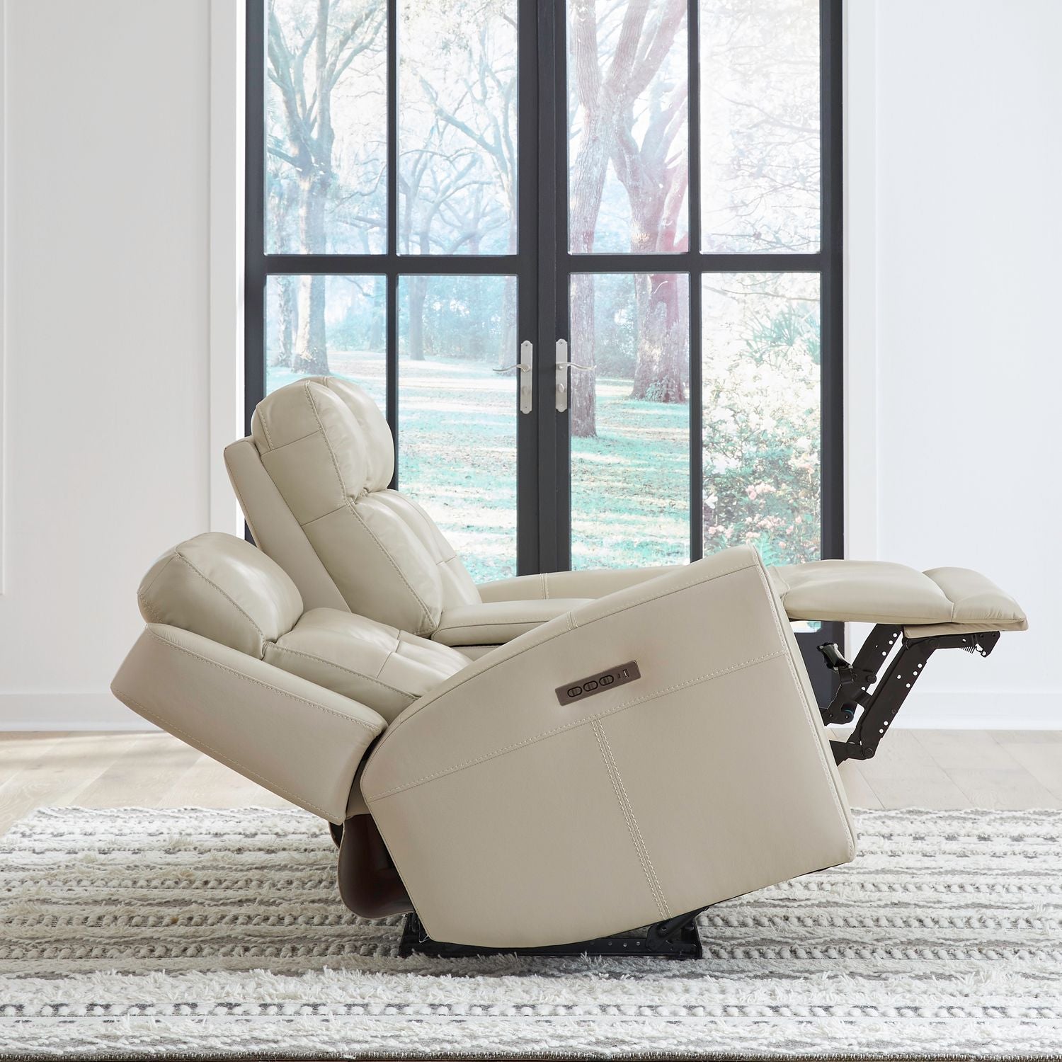 Carrington Triple Power Zero Gravity Loveseat withConsole & - Baja Stone