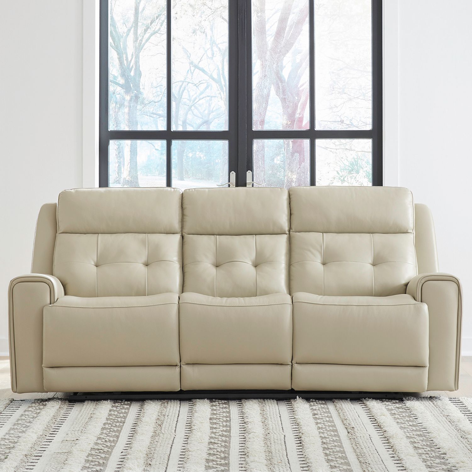 Carrington Triple Power Zero Gravity Sofa & - Baja Stone