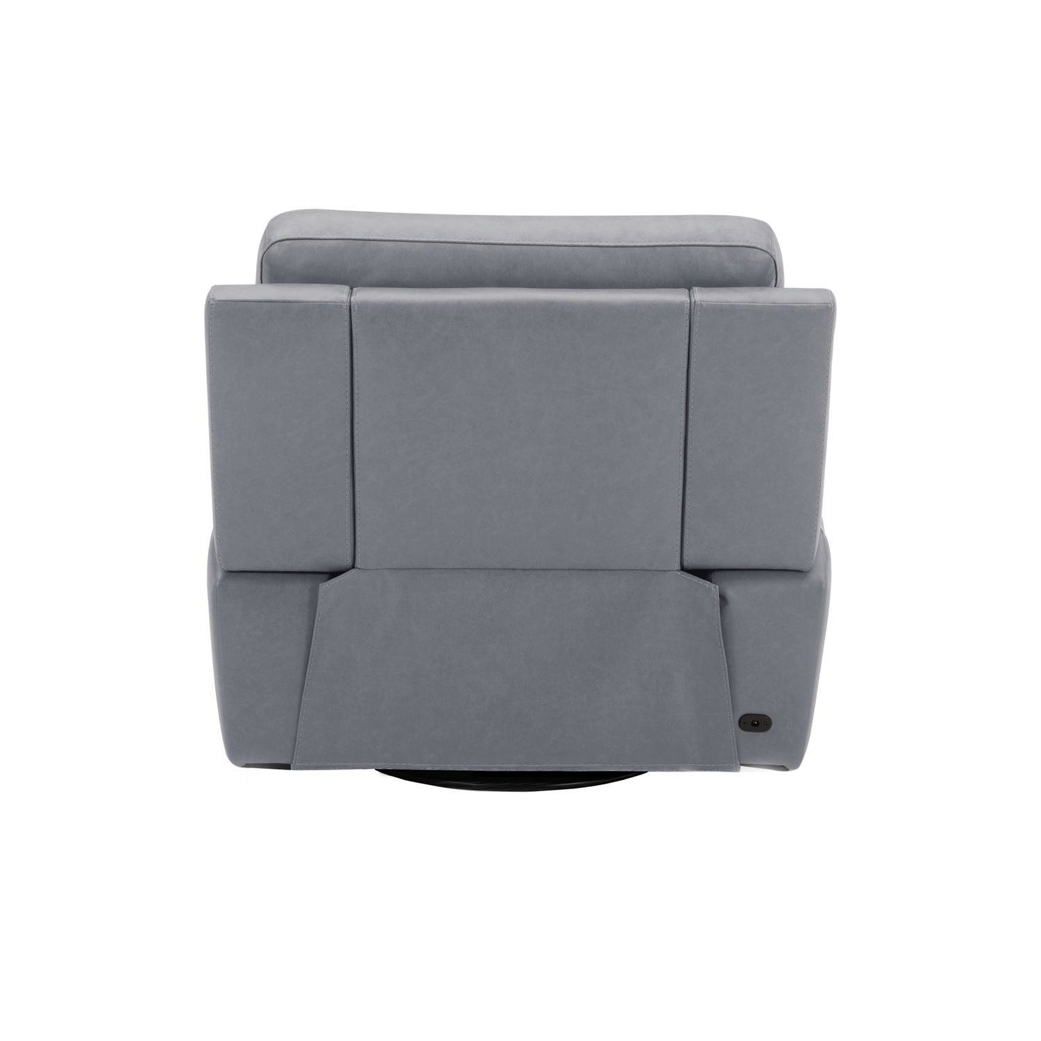 Cooper Triple Power Swivel Glide Recliner - Blue Gray