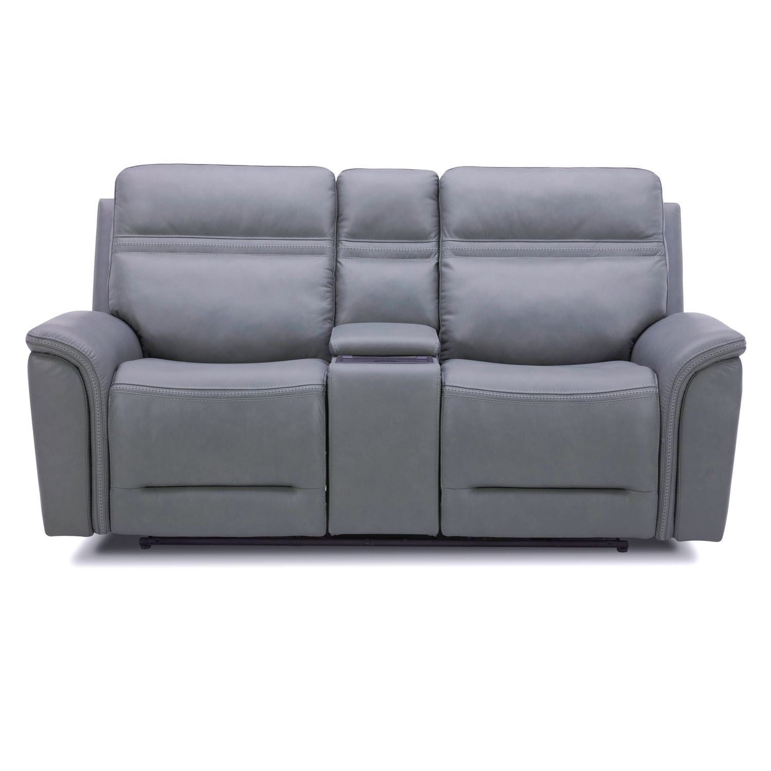Cooper Triple Power Zero Gravity Loveseat withConsole & - Blue Gray