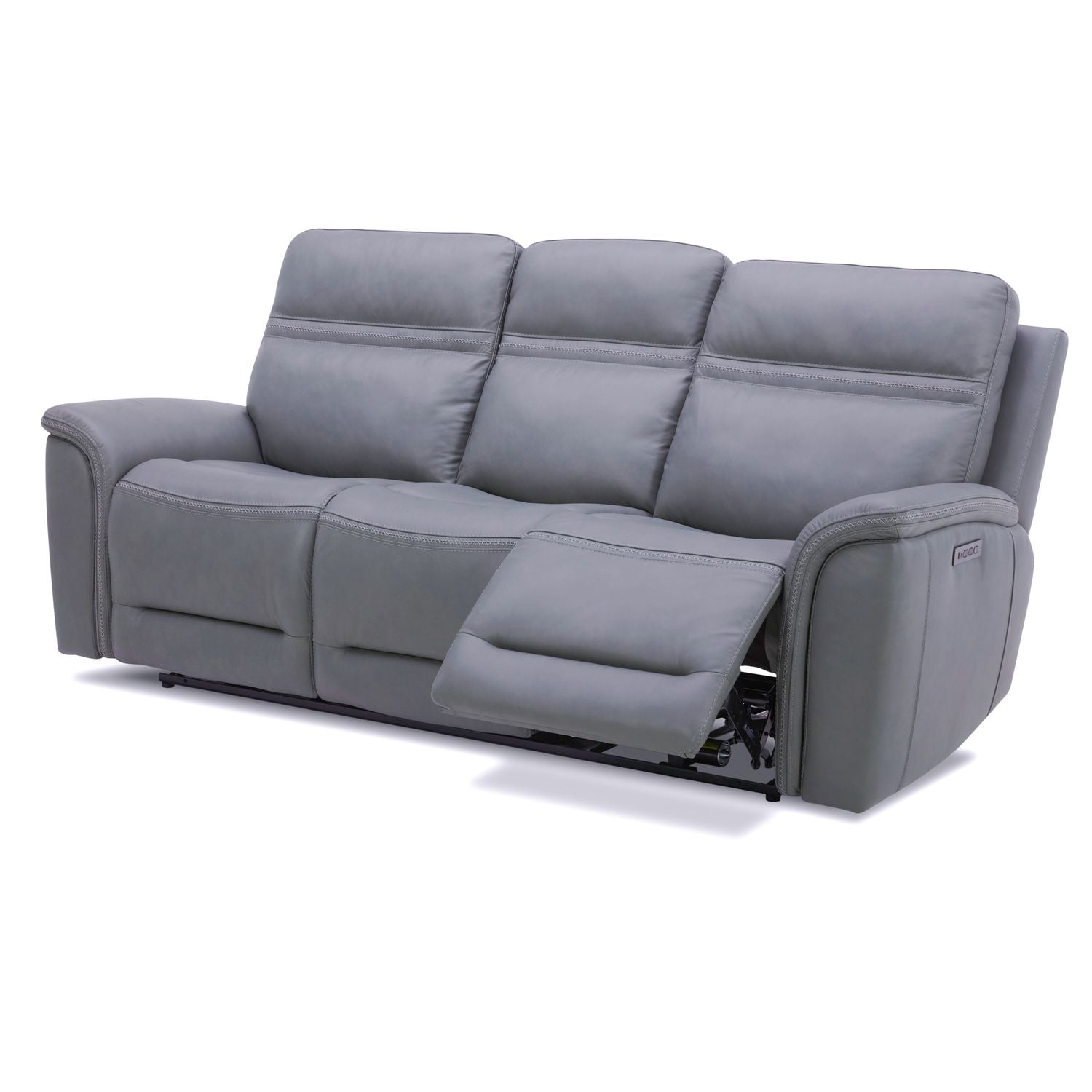 Cooper Triple Power Zero Gravity Sofa & - Blue Gray