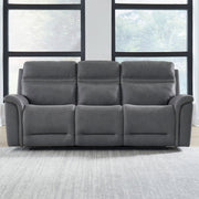 Cooper Triple Power Zero Gravity Sofa & - Blue Gray