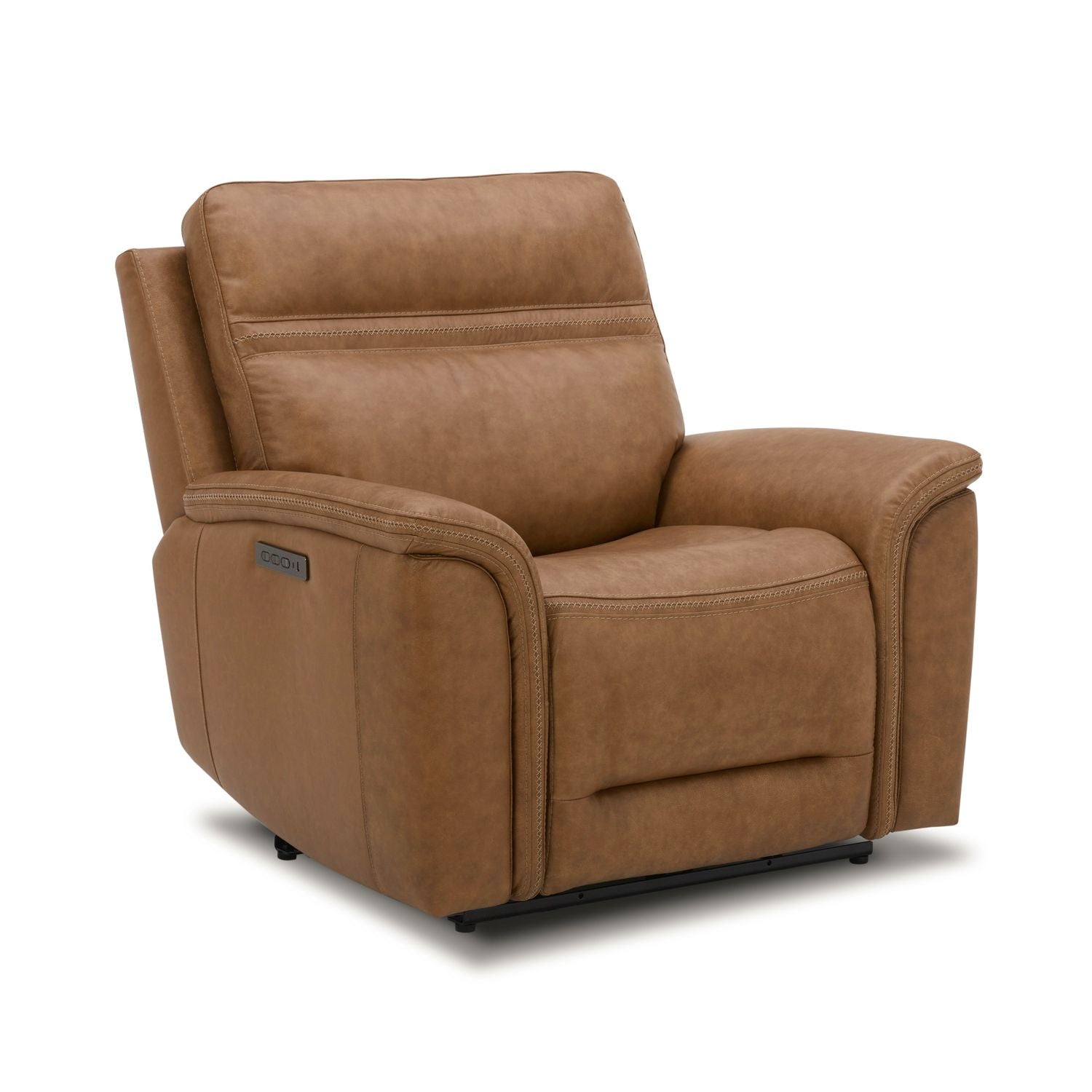 Cooper Triple Power Swivel Glide Recliner - Camel