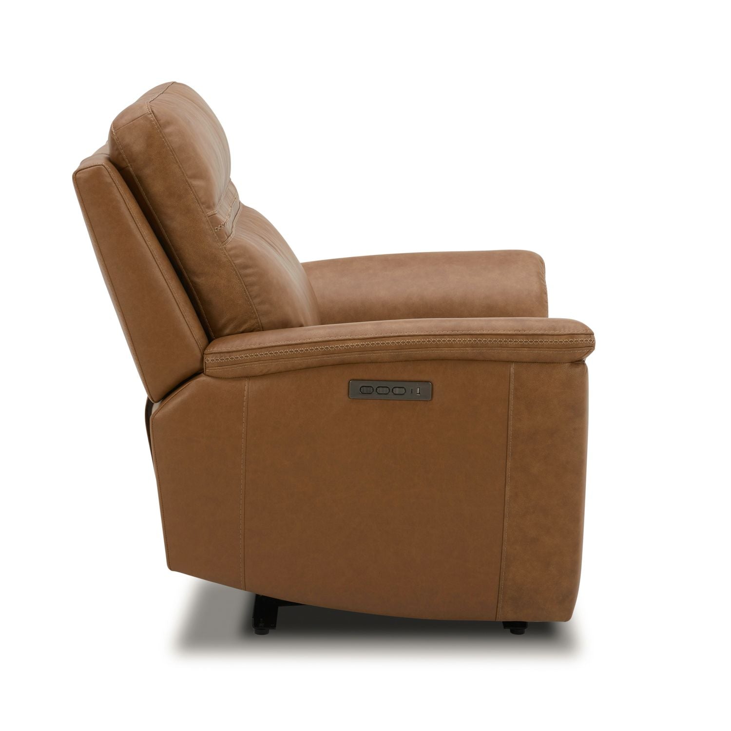 Cooper Triple Power Swivel Glide Recliner - Camel