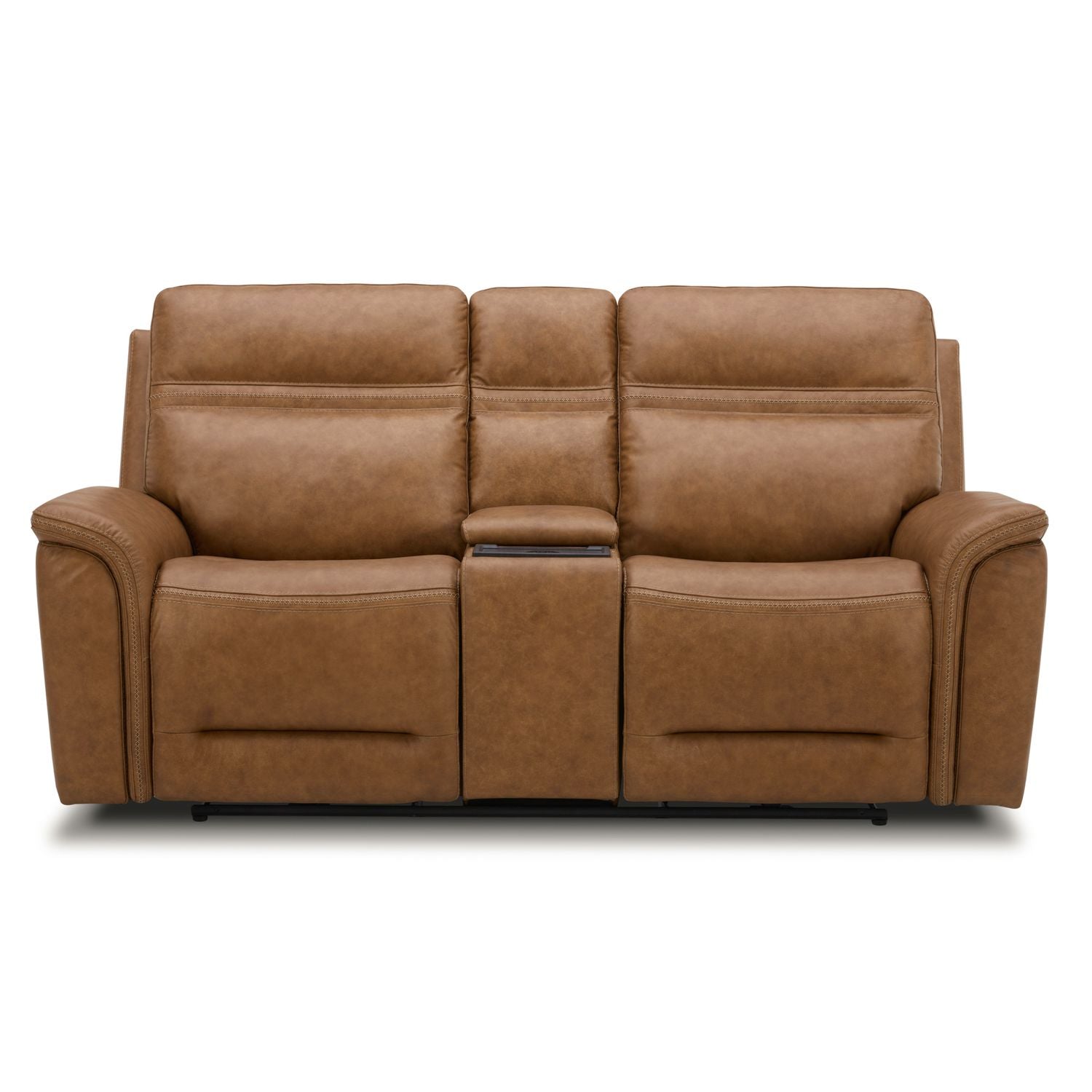 Cooper Triple Power Zero Gravity Loveseat withConsole & - Camel