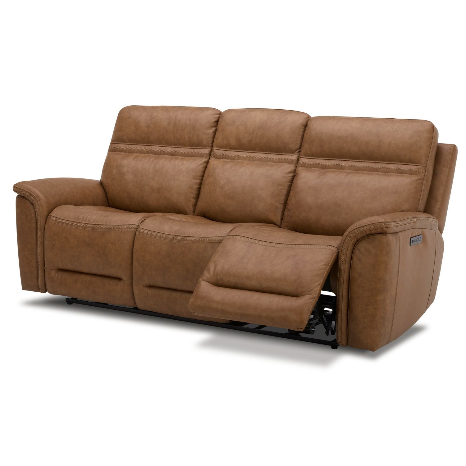 Cooper Triple Power Zero Gravity Sofa & - Camel