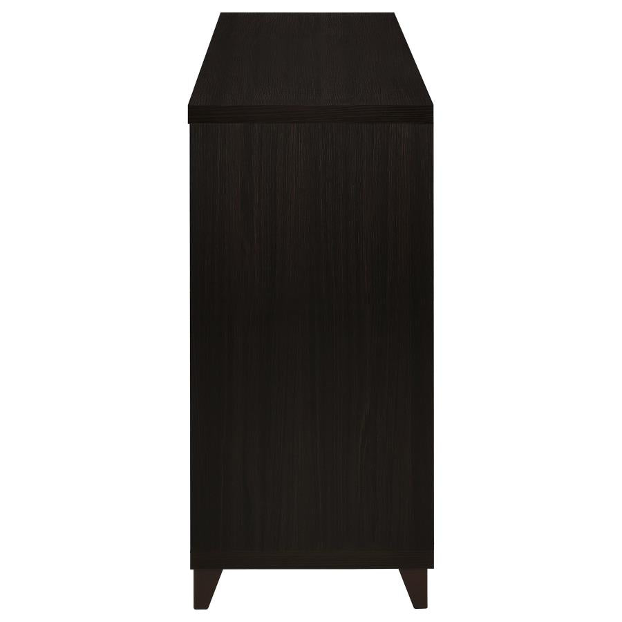 Lewes 2-door Engineered Wood 60-inch TV Stand Cappuccino