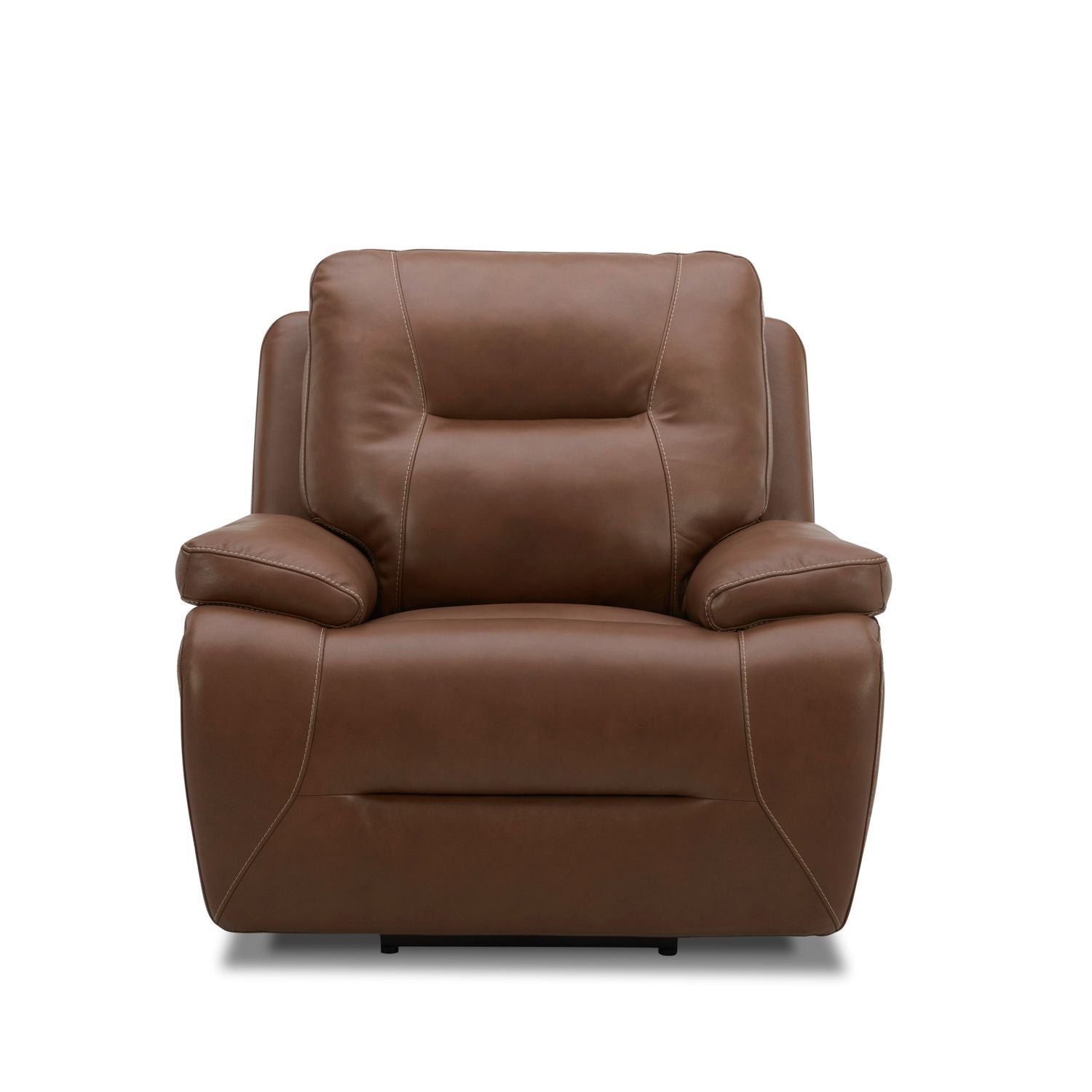 Cameron Triple Power Swivel Glide Recliner - Saddle
