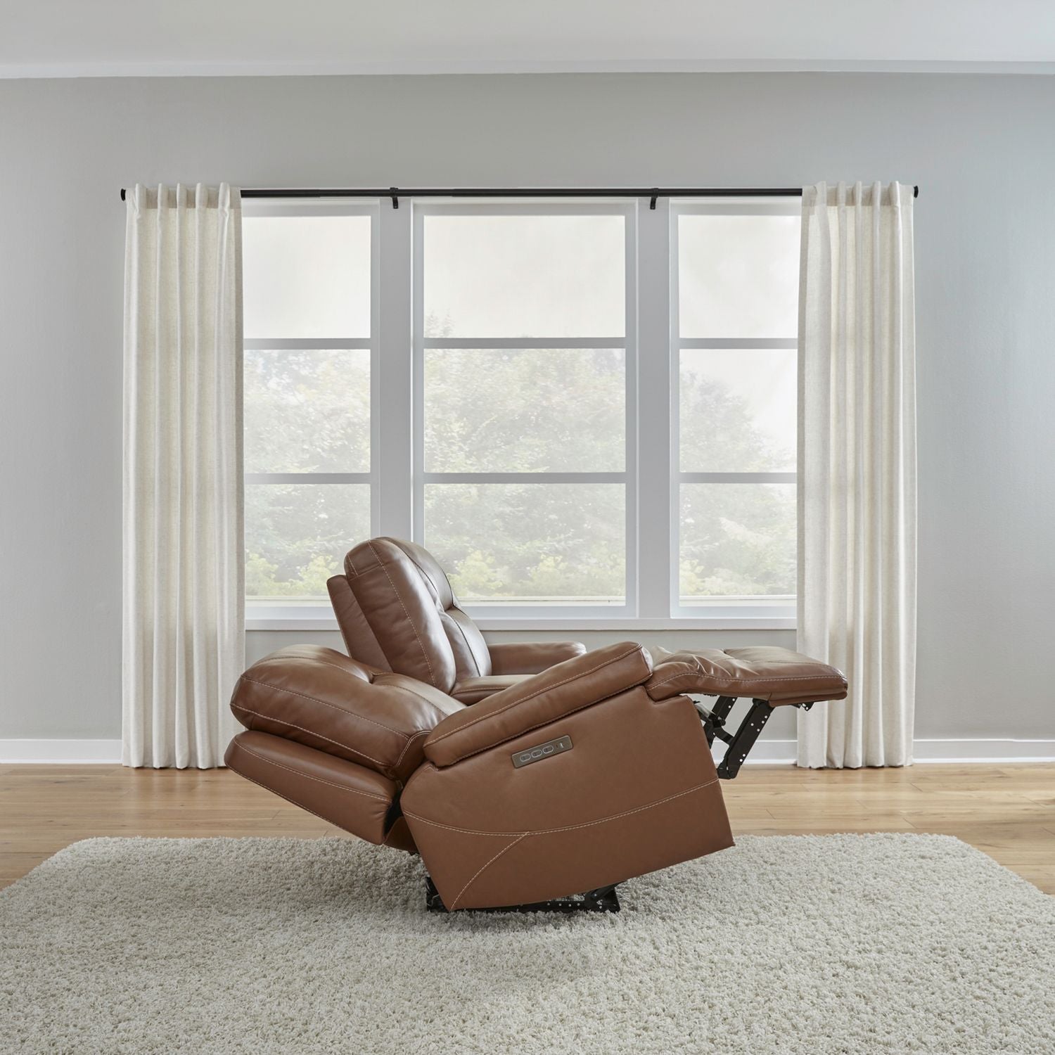 Cameron Triple Power Zero Gravity Loveseat withConsole & - Saddle