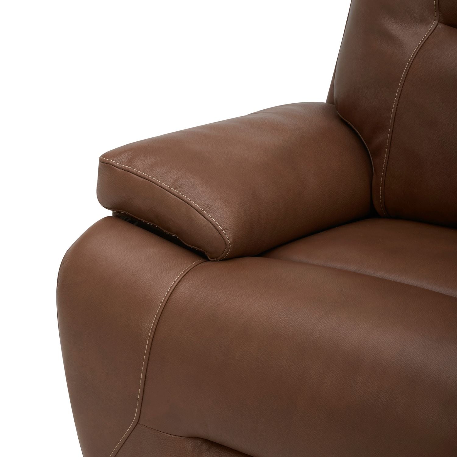 Cameron Triple Power Zero Gravity Loveseat withConsole & - Saddle