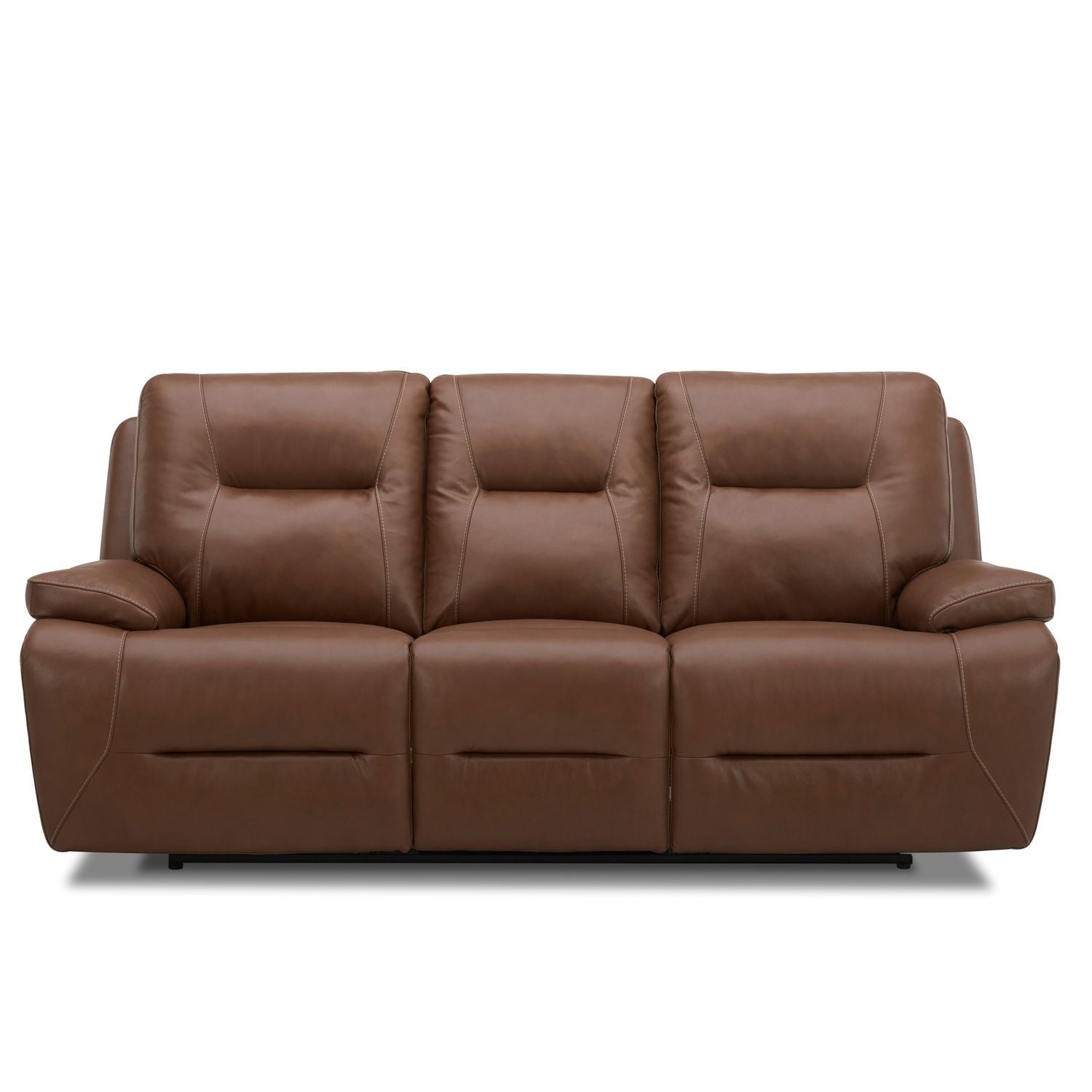 Cameron Triple Power Zero Gravity Sofa & - Saddle