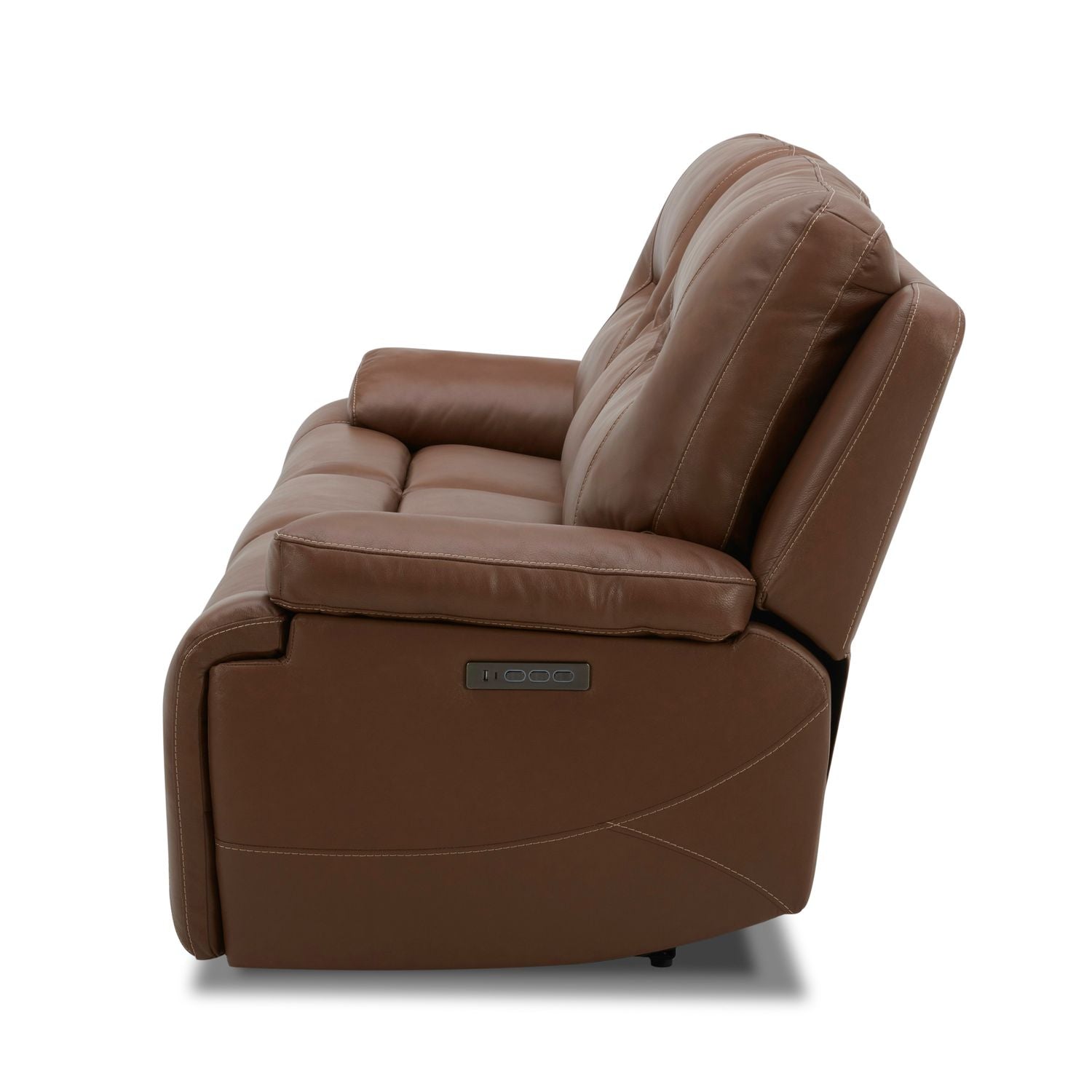 Cameron Triple Power Zero Gravity Sofa & - Saddle