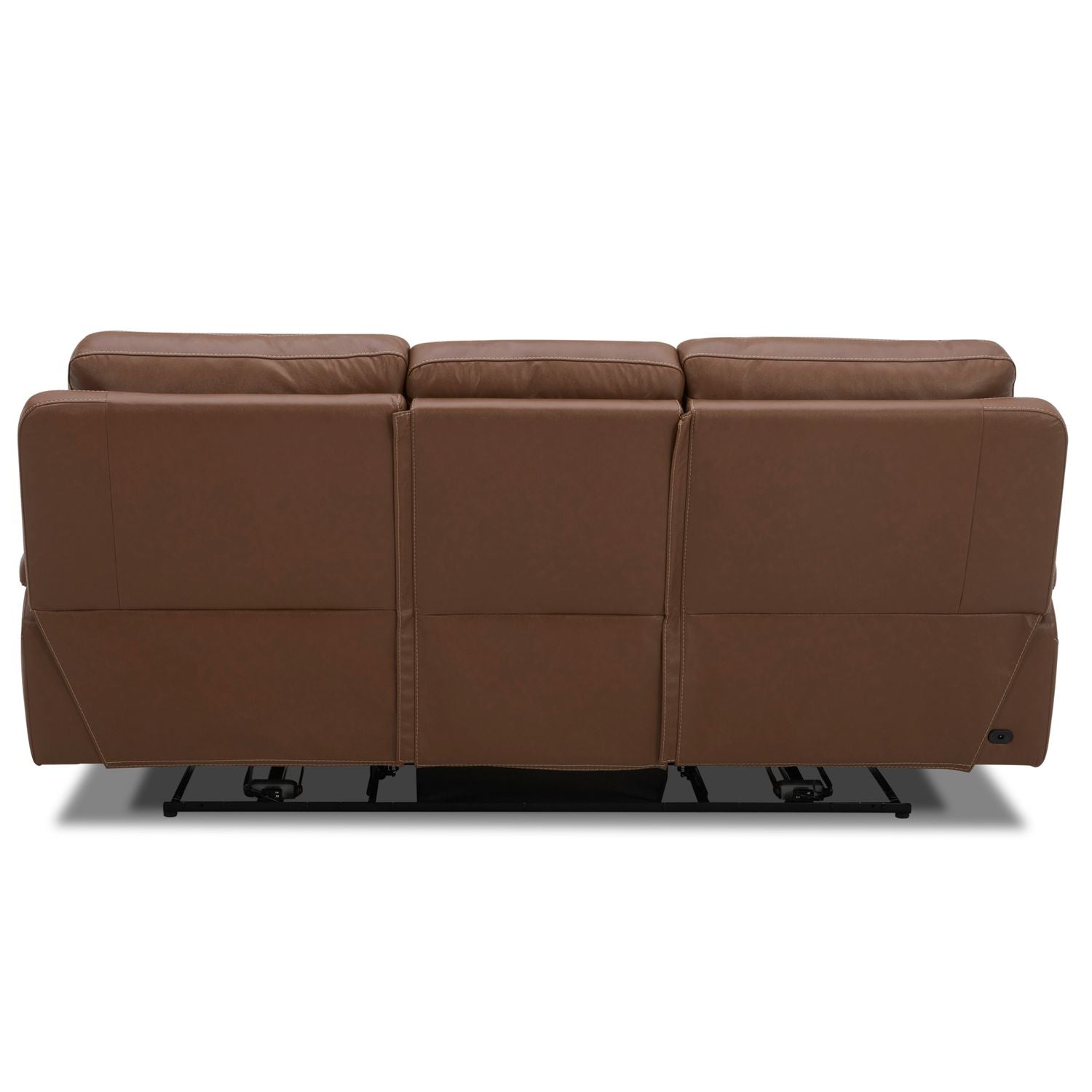 Cameron Triple Power Zero Gravity Sofa & - Saddle