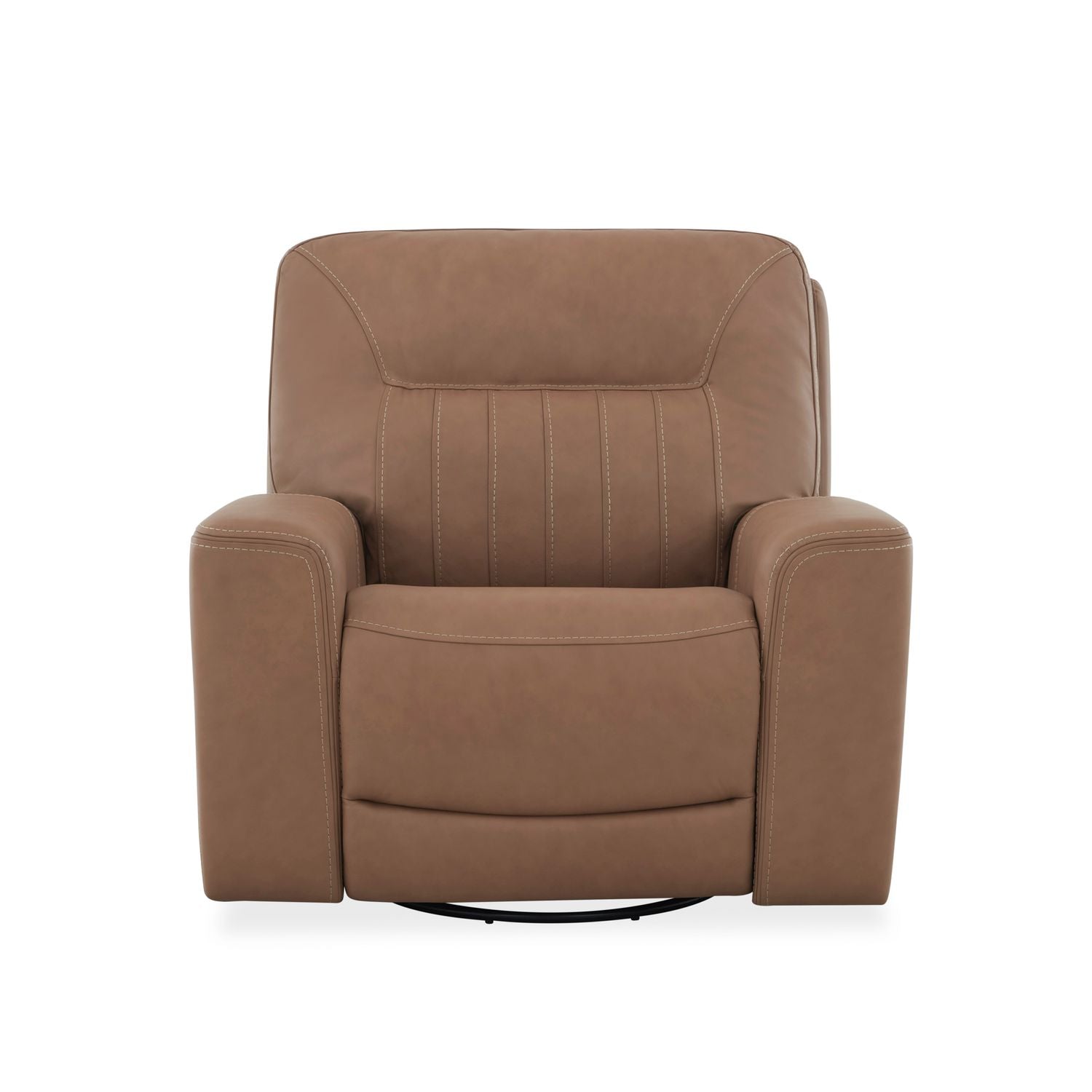 Bennett Dual Power Swivel Glide Recliner - Butternut