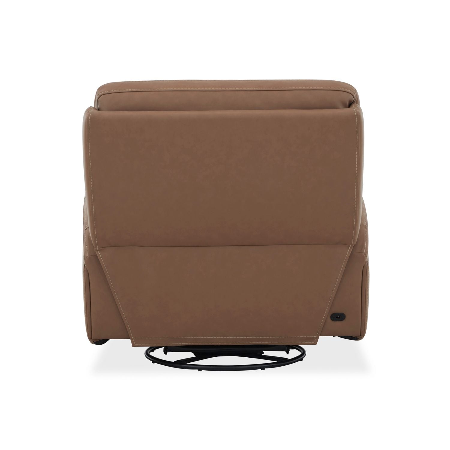 Bennett Dual Power Swivel Glide Recliner - Butternut