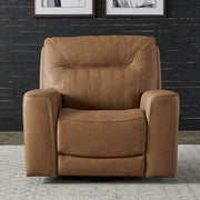 Bennett Dual Power Swivel Glide Recliner - Butternut