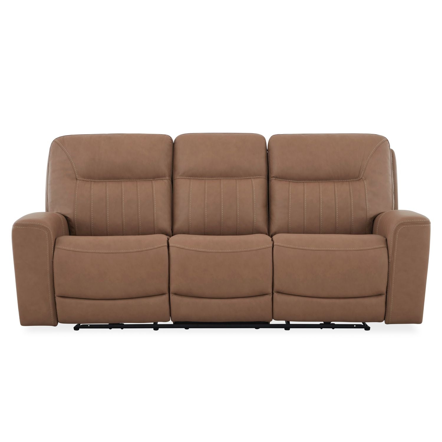 Bennett Dual Power Zero Gravity Sofa & - Butternut