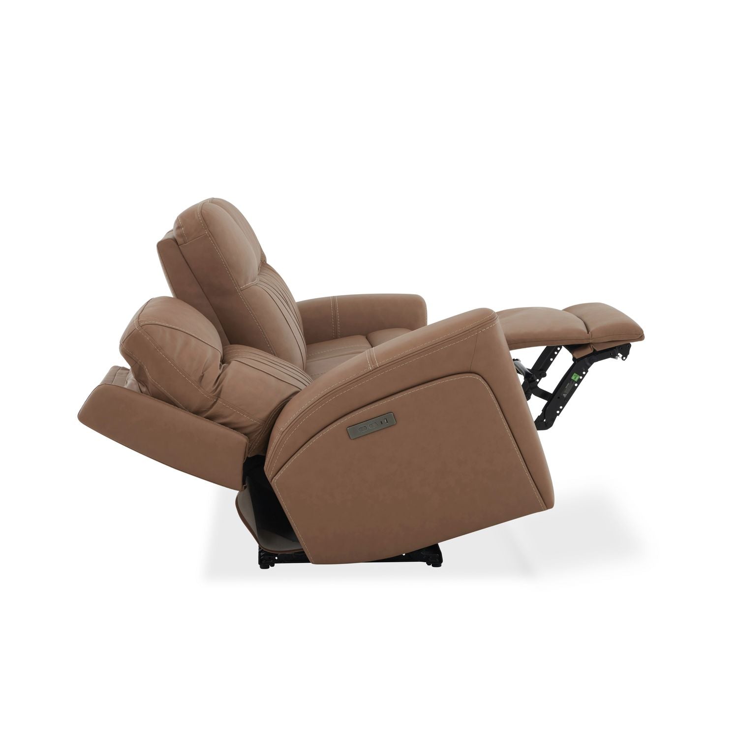 Bennett Dual Power Zero Gravity Sofa & - Butternut