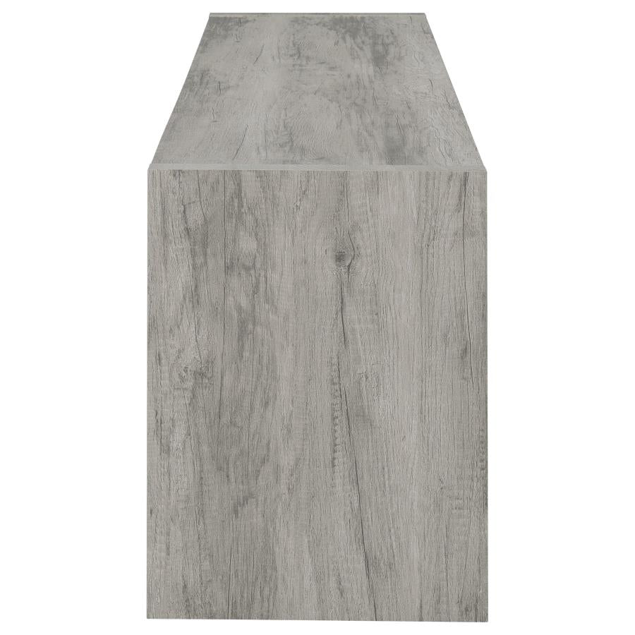 Burke 3-Piece TV Entertainment Center Fits 75-Inch TVs Grey Driftwood