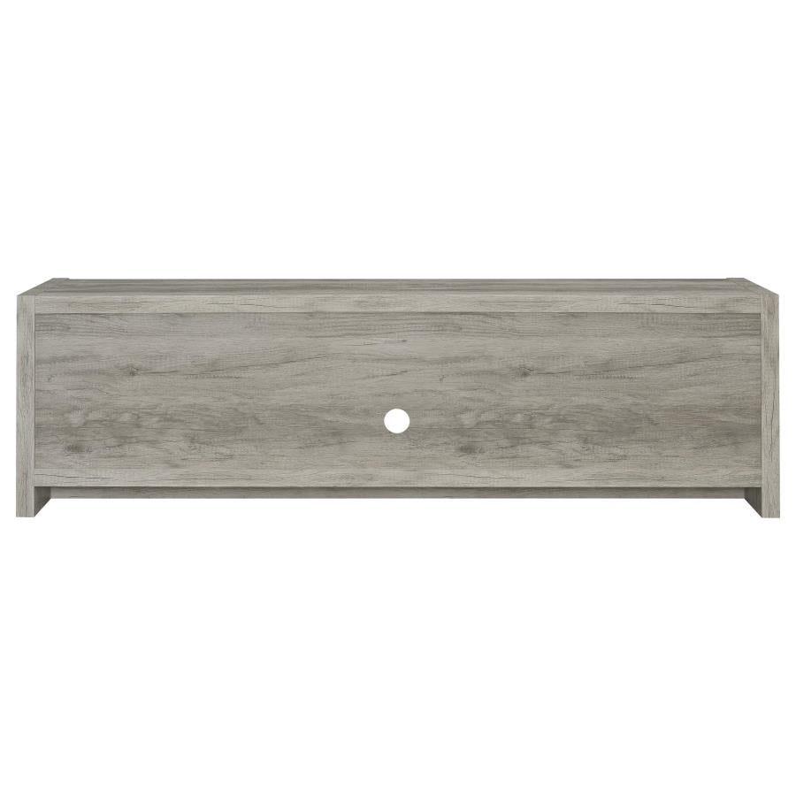 Burke 3-Piece TV Entertainment Center Fits 75-Inch TVs Grey Driftwood