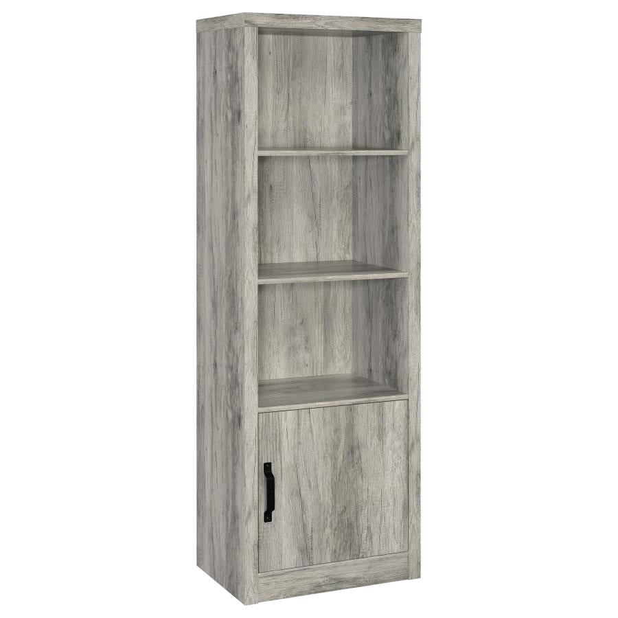 Burke 3-Piece TV Entertainment Center Fits 75-Inch TVs Grey Driftwood