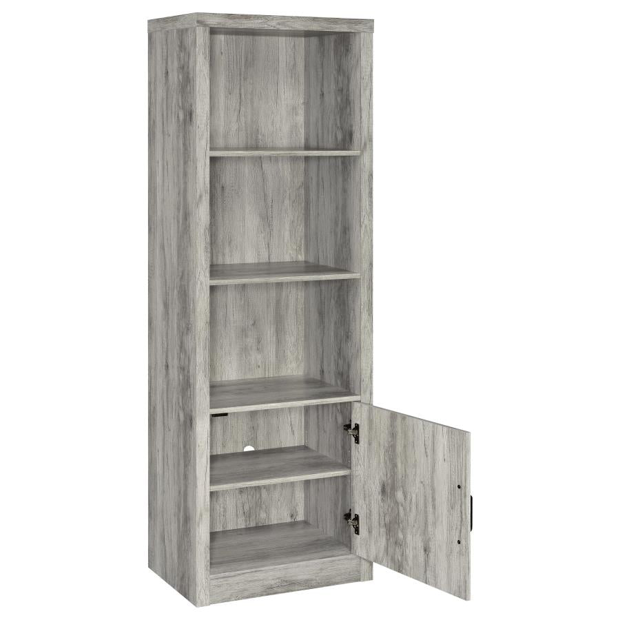 Burke 3-Piece TV Entertainment Center Fits 75-Inch TVs Grey Driftwood