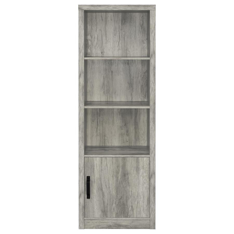 Burke 3-Piece TV Entertainment Center Fits 75-Inch TVs Grey Driftwood