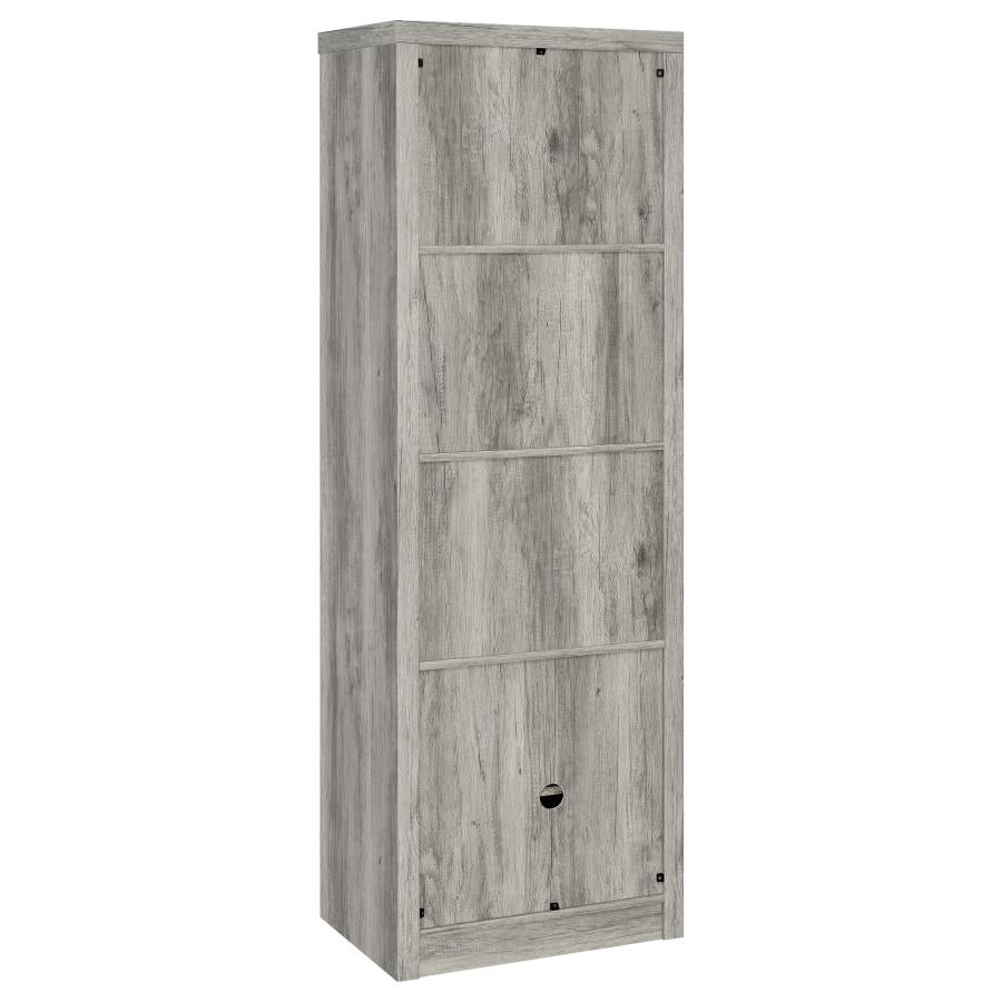 Burke 3-Piece TV Entertainment Center Fits 75-Inch TVs Grey Driftwood
