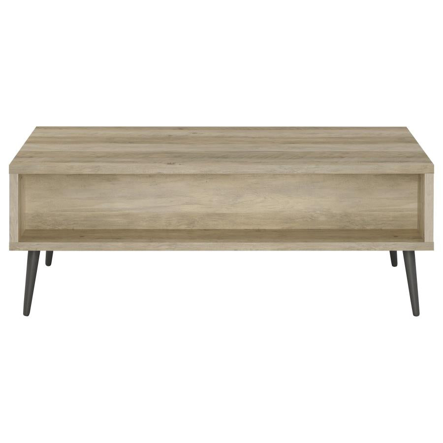 Welsh 2-piece Coffee and End Table Set Distressed Pine