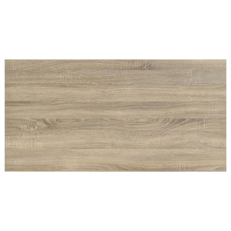 Garza 3-Piece Rectangular Coffee Table Set Greige Oak