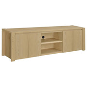 Laurelton 78-inch 4-door TV Stand Media Console Light Oak