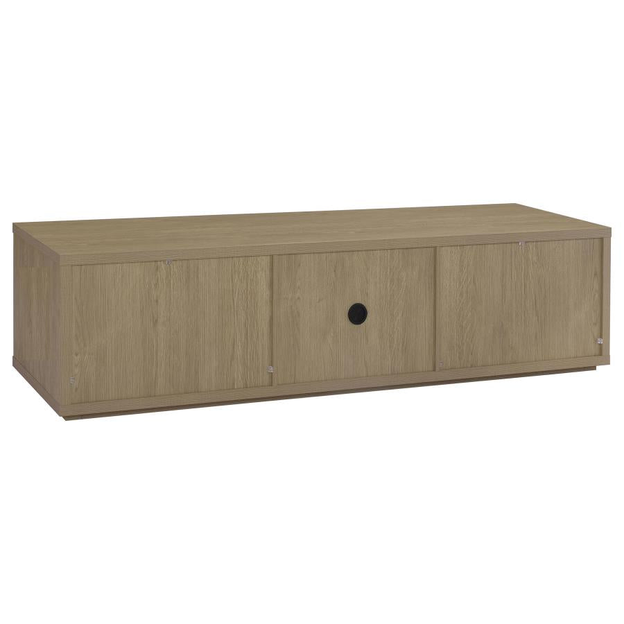 Ingram 4-Door TV Stand for TVs up to 85 Inches Latte