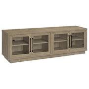 Medina 4-Door TV Stand for TVs up to 85 Inches Latte