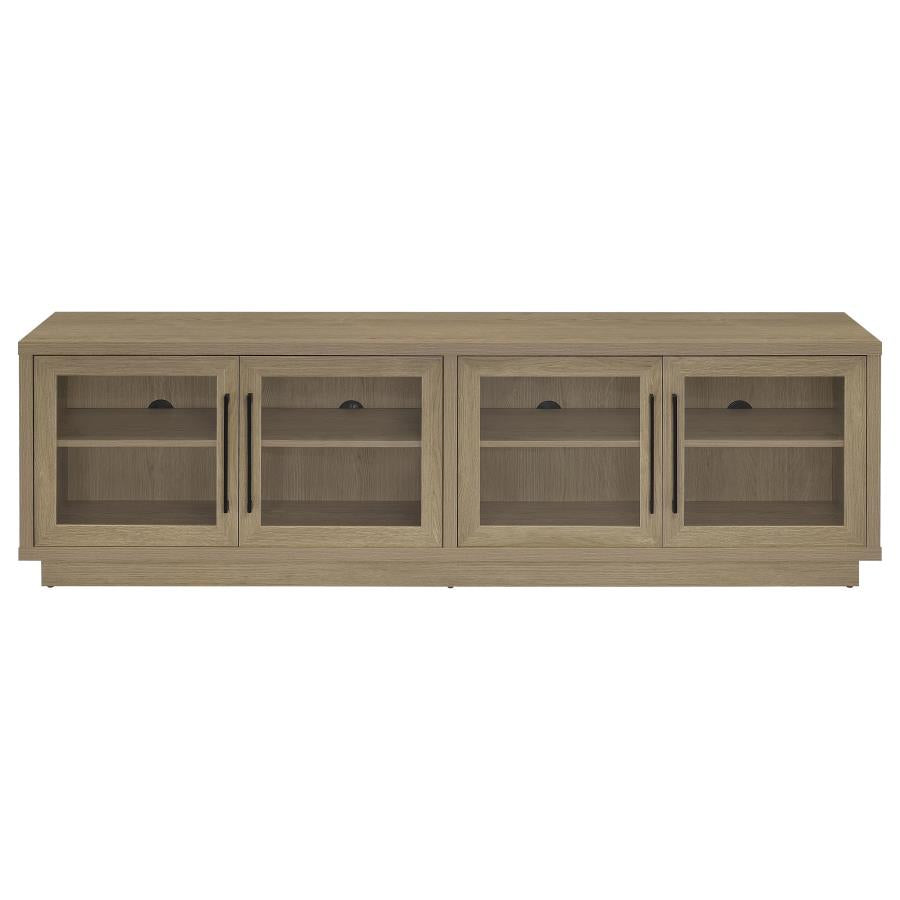 Medina 4-Door TV Stand for TVs up to 85 Inches Latte